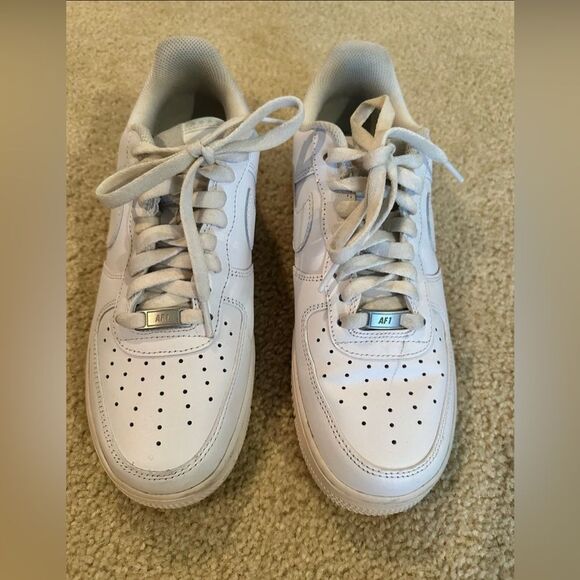 Air Force 1 white platform sneakers sz 11 women’s - Picture 1 of 9